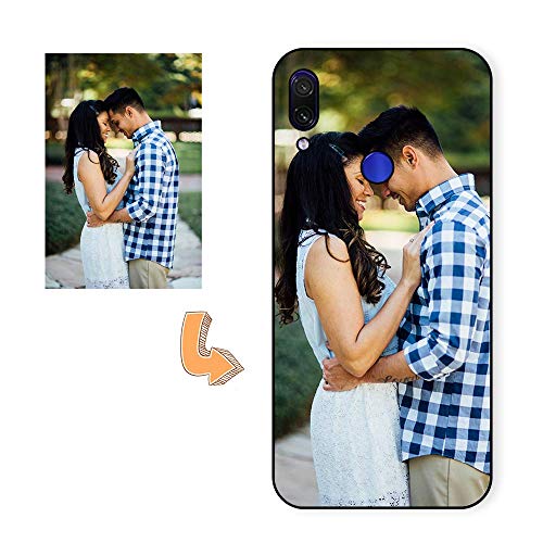 NaisPanda Funda iPhone Personalizado,Phone Cover Case con Foto Samsung Huawei Xiaomi OPPO Diseñar Su Propio Funda con Cubierta de Vidrio y Borde...
