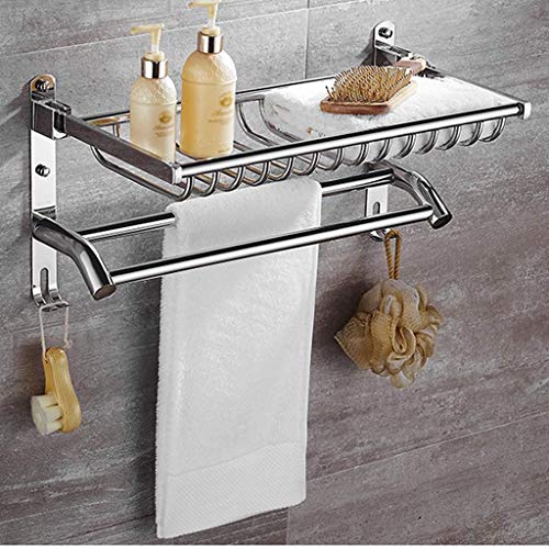 Porte-serviettes en acier inoxydable 304 pliant 60cm