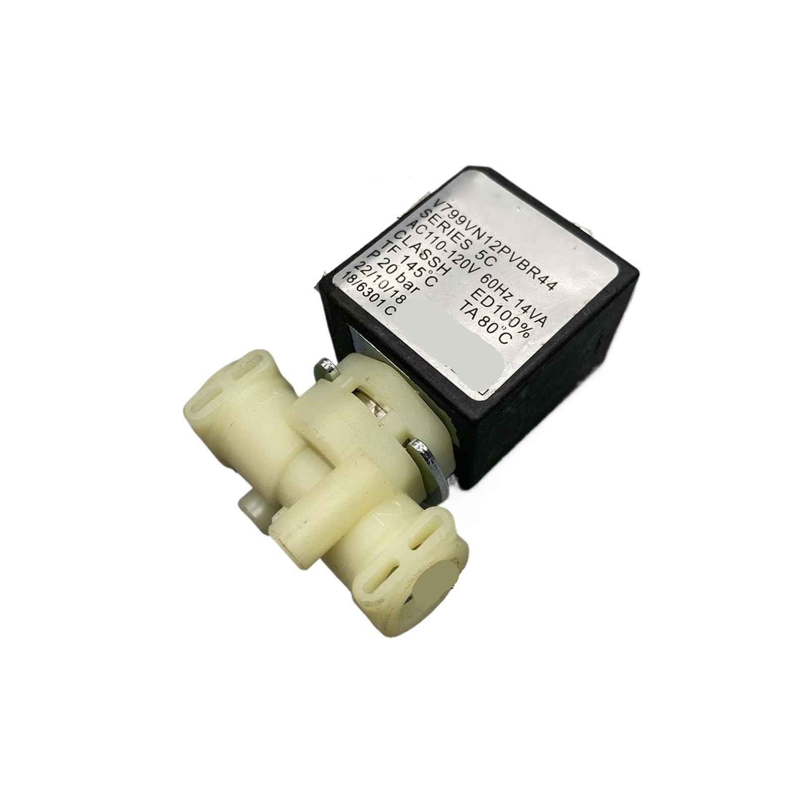 Genérico Válvula solenoide magnética de café 20 bar, pieza repuesto universal V799VN12PVBR44 serie 5C
