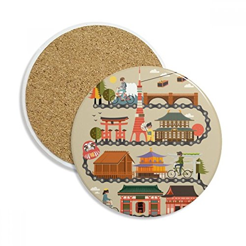 Porte-absorbant pierre céramique contre les taches de verre table - 2
