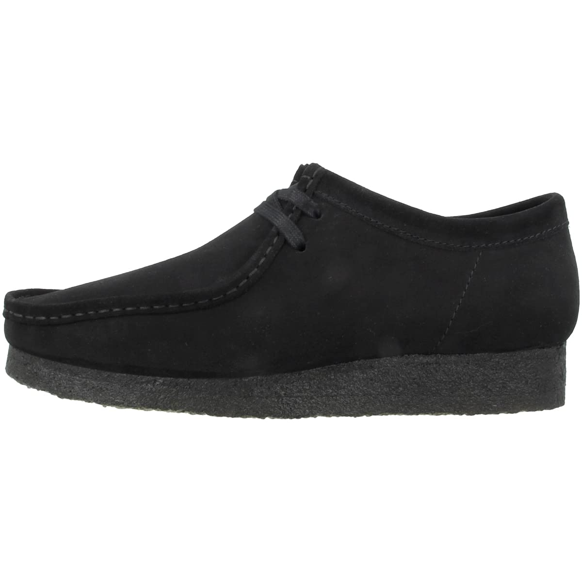 Clarks Mens Wallabee Lace-Up Shoes Black-image