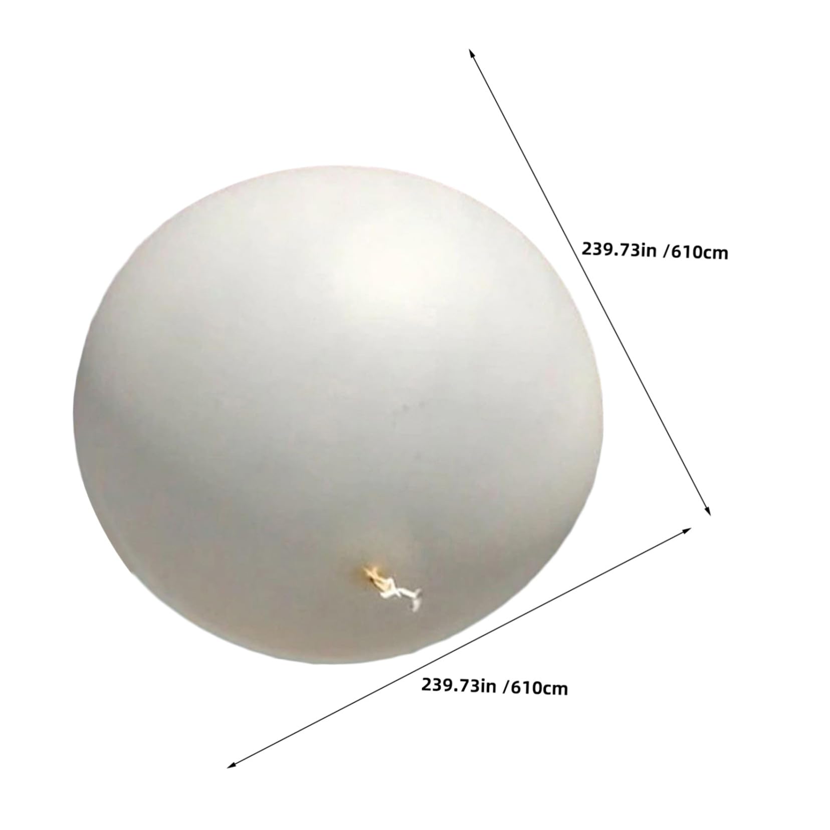 Ballons Géants Ronds Latex pour Relevés Aériens et Décoration de Fête comme Anniversaire ou Mariage