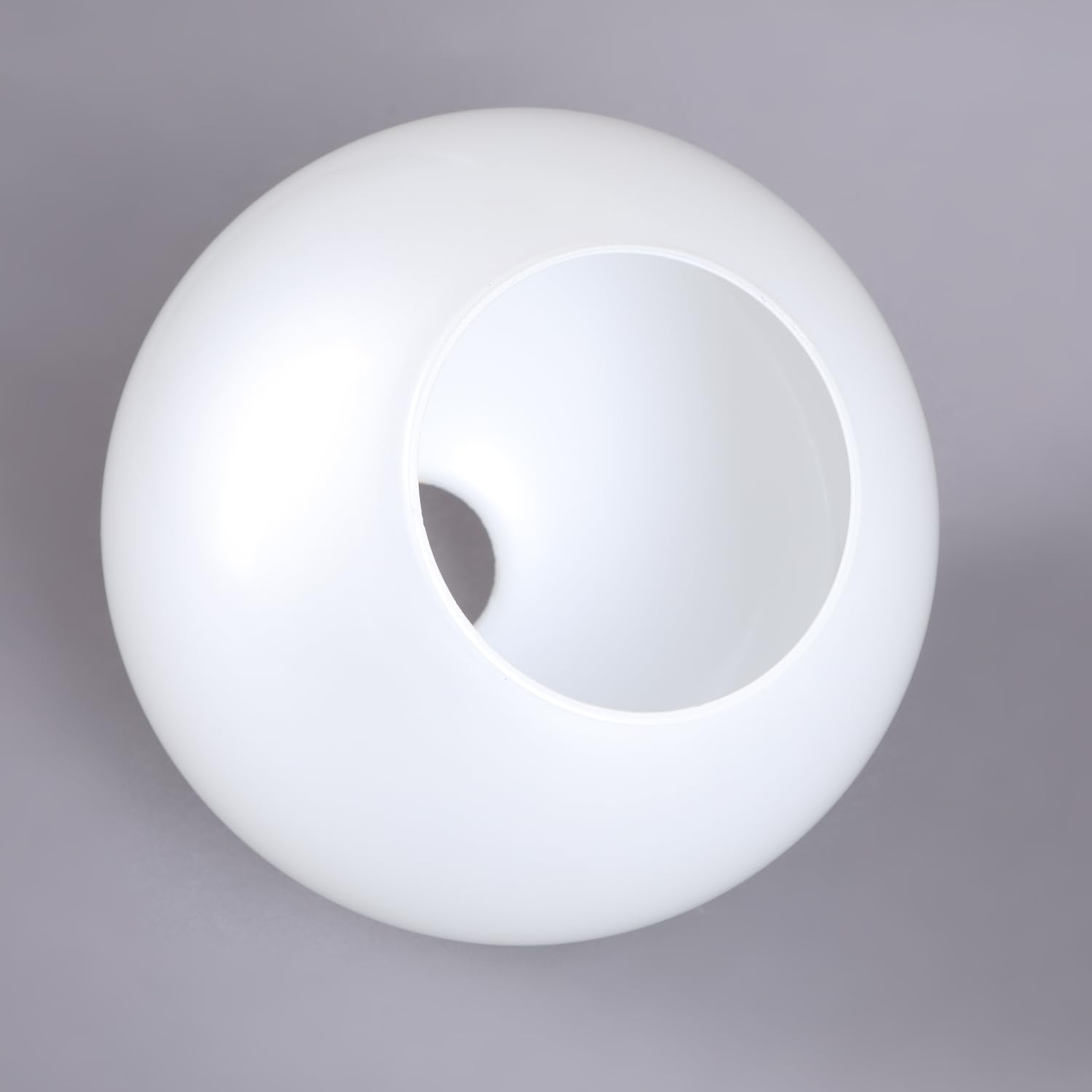 Kugelglas Lampenglas Ersatzglas Weiß glänzend Ø 200mm E27 Leuchtenglas Glaskugel Glasschirm Opalglas