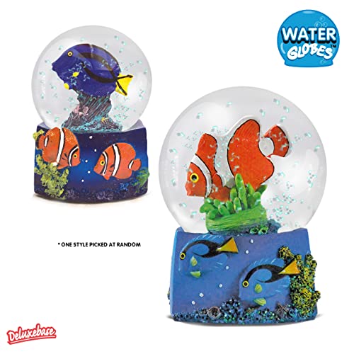 image for Water Globe - Reef Fish from Deluxebase. Snow Globe with Clown Fish or