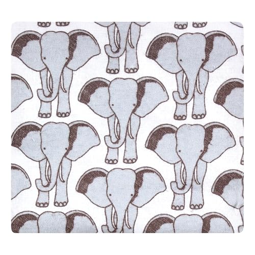 Image of Hudson Baby Cotton Flannel Receiving Blankets 4-Pack, Wild Safari Adventures, One Size