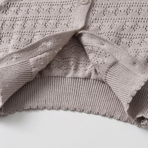 Girls' Cardigans Lace Knit Button Front Sweater Long Sleeve Button Cardigans Summer Fall Outerwear Clothes School Uniforms4