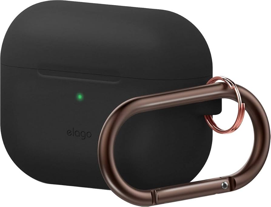 Amazon | 【elago】 AirPods Pro 対応 ケース カラビナ 付き 耐