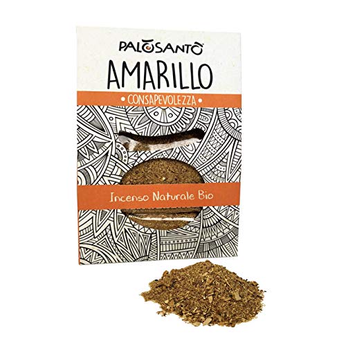 Copeaux de Palo Santo Amarillo - Encens Naturel - Arôme Idéal pour parfumer la Maison, Purification des environnements, Yoga et méditation - Paquet de 80 GR