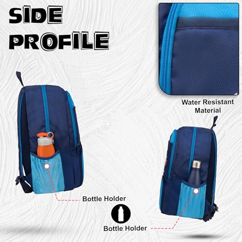 Image of WHACKK Strike Black Soccer Football Basketball Volleyball Kitbag Backpack Soccer Ball (Navy Blue)