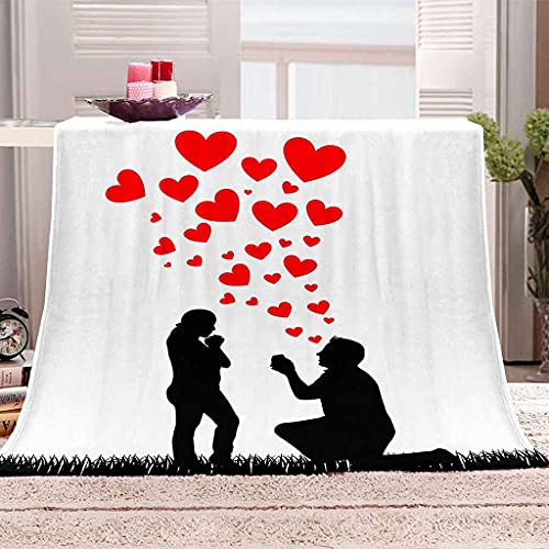 Couverture lit douce et confortable en flanelle noire 150x200cm toutes saisons