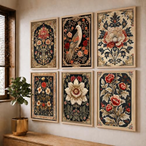 Image of kotart - Traditional Wall Art Paintings For Wall Decor | Madhubani Wall Poster With Frames | Wall Hanging Frames (10X13 INCH, A)