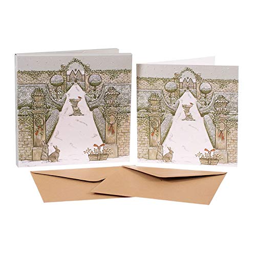 Magical Winter Garden - Christmas Card Box Set - 8 Luxury Cards & Envelopes - Sally Swannell