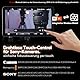 Portkeys LH7P 7 Zoll 1000 Nit Touchscreen Kamera Monitor Wireless Control Touch Sensitive Screen Control Field Monitor 3D LUT Luma Waveform Falsche Farbe für DSLR BMPCC 6K Pro Kameramonitor (Schwarz)