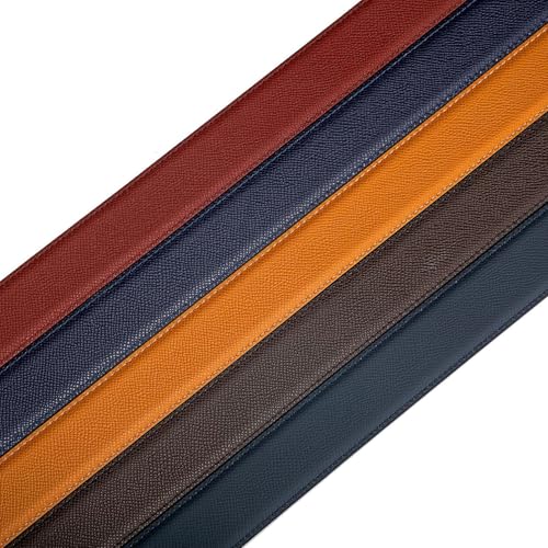 Men's Reversible Belt Cowhide Genuine Leather Replacement Belt Strap Width 34MM4