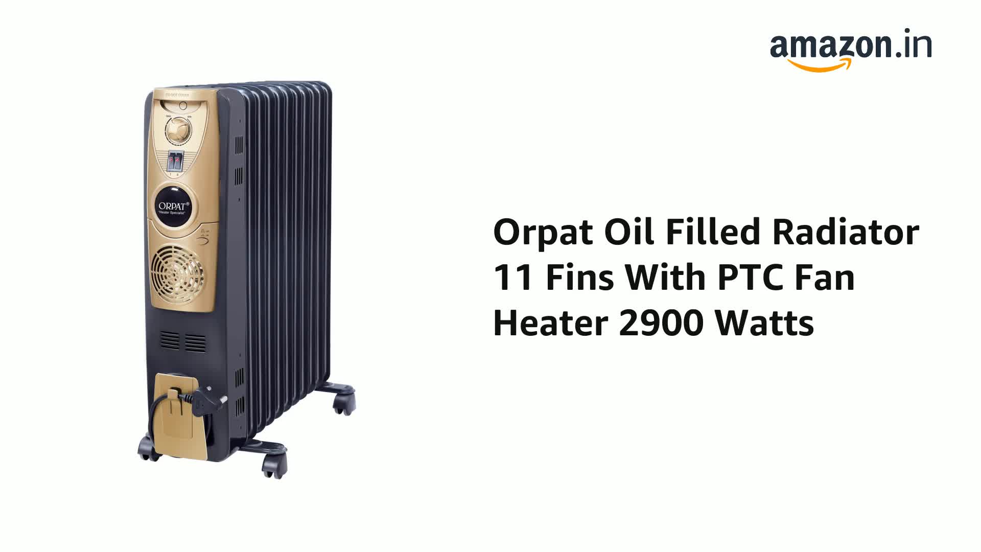 Fan Heater Orpat Oil Room Heater Price Orpat OOH-9F Plus Oil