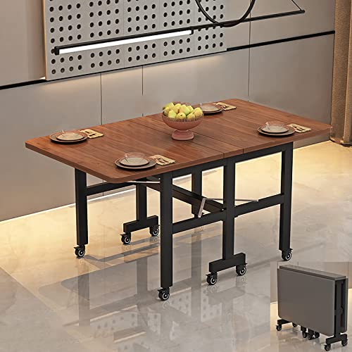 Mesa de Centro Escritorio Plegable con Hojas abatibles Mesa de Comedor de Madera Mesa de Cocina Extensible Estación de Trabajo Multifuncional Que Ahorra Espacio para el hogar resta