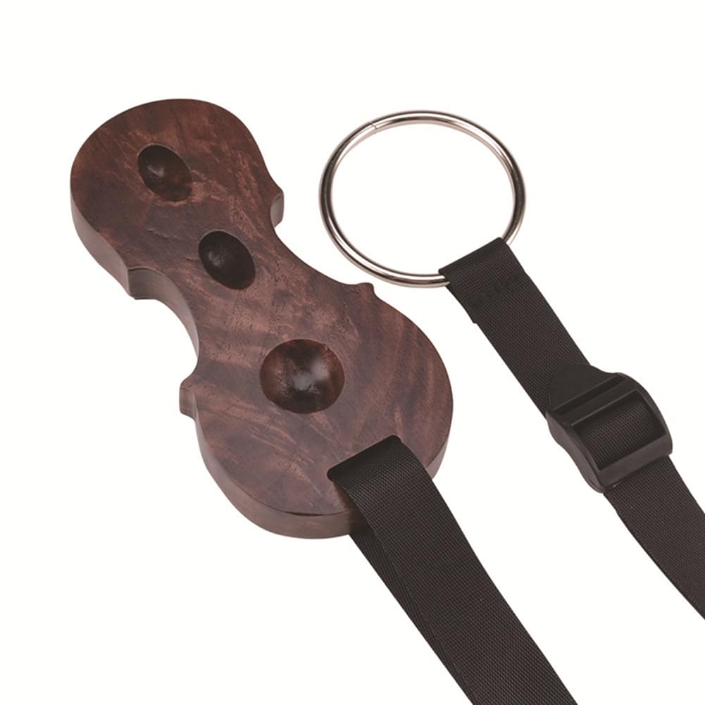 Fowecry End-Pin Stopper,Non-Skid Double End Pin Holder,Wooden Double Spike Floor Protector, Anti-Slip Anchor Rest Easy Install - Image 2