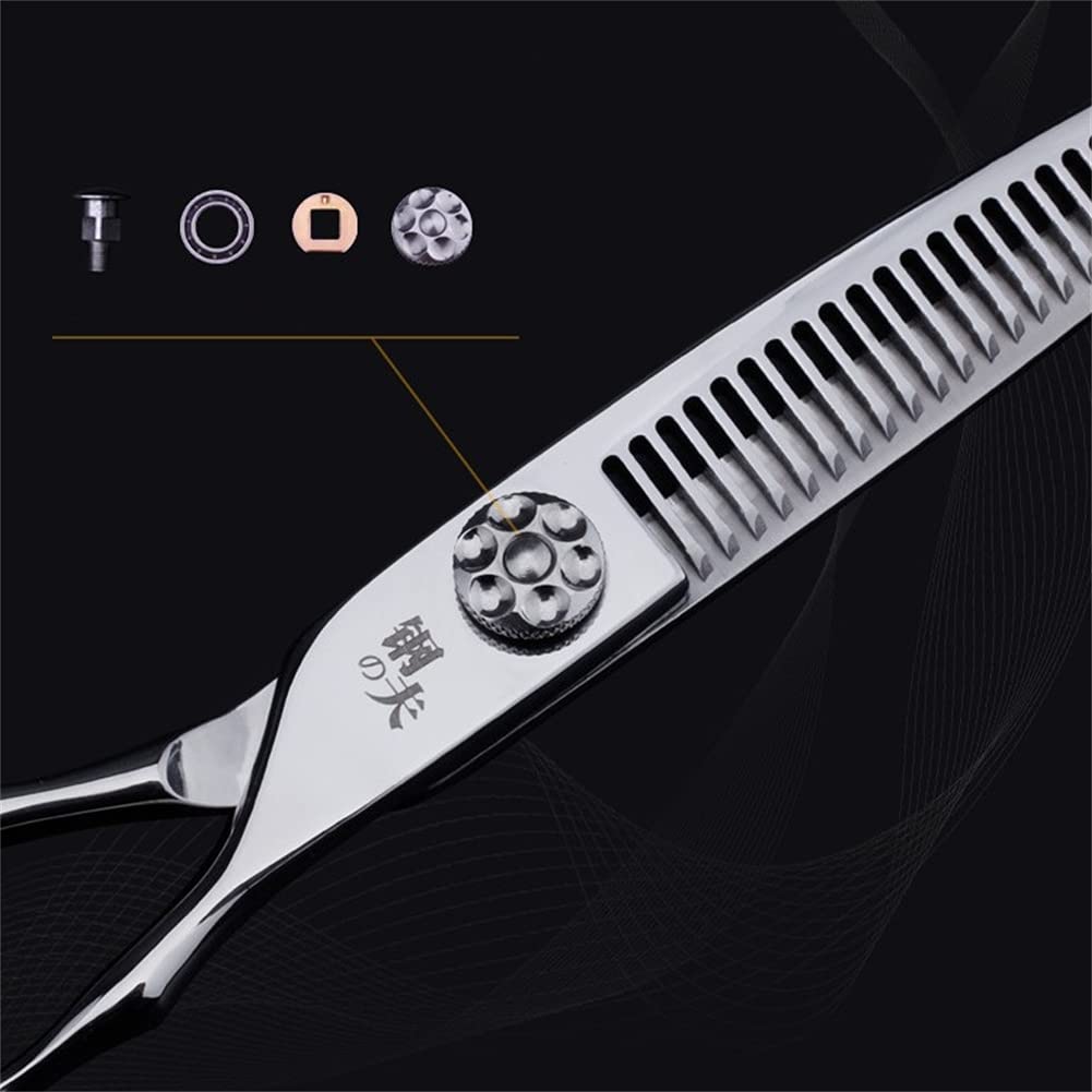 Ciseaux À Couper Les Cheveux De 6,0 Pouces, Ciseaux De Coupe De Cheveux en Acier Inoxydable Japonais 440C, pour Salon Coiffeur, Hommes, Femmes, Enfants Et Adultes, Légers Et Nets