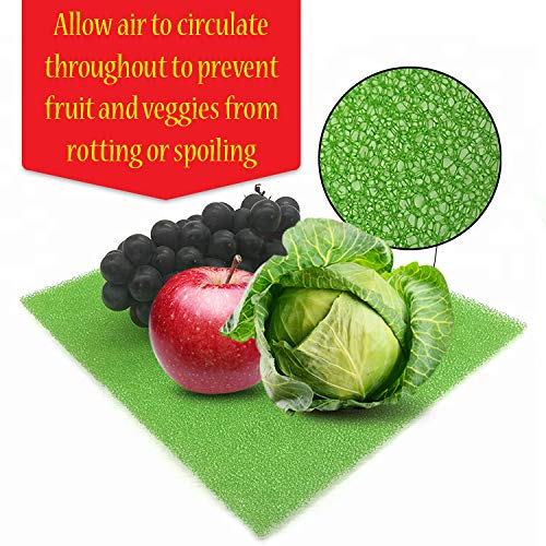 Dualplex® Fruit & Veggie Life Extender Liner For Fridge Refrigerator Drawers, 12 X 15 Inches (6 Pack) – Extends The Life Of Your Produce & Prevents Spoilage #TOP1
