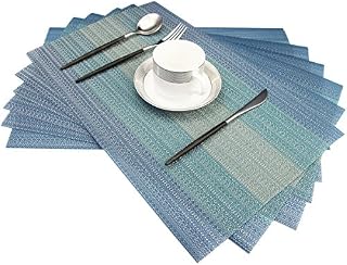 Bright Dream Placemats Washable Easy to Clean PVC Placemat for Kitchen Table Heat-resist