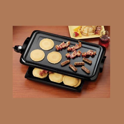 Non-Stick Griddle With Drawer-by Nostalgia