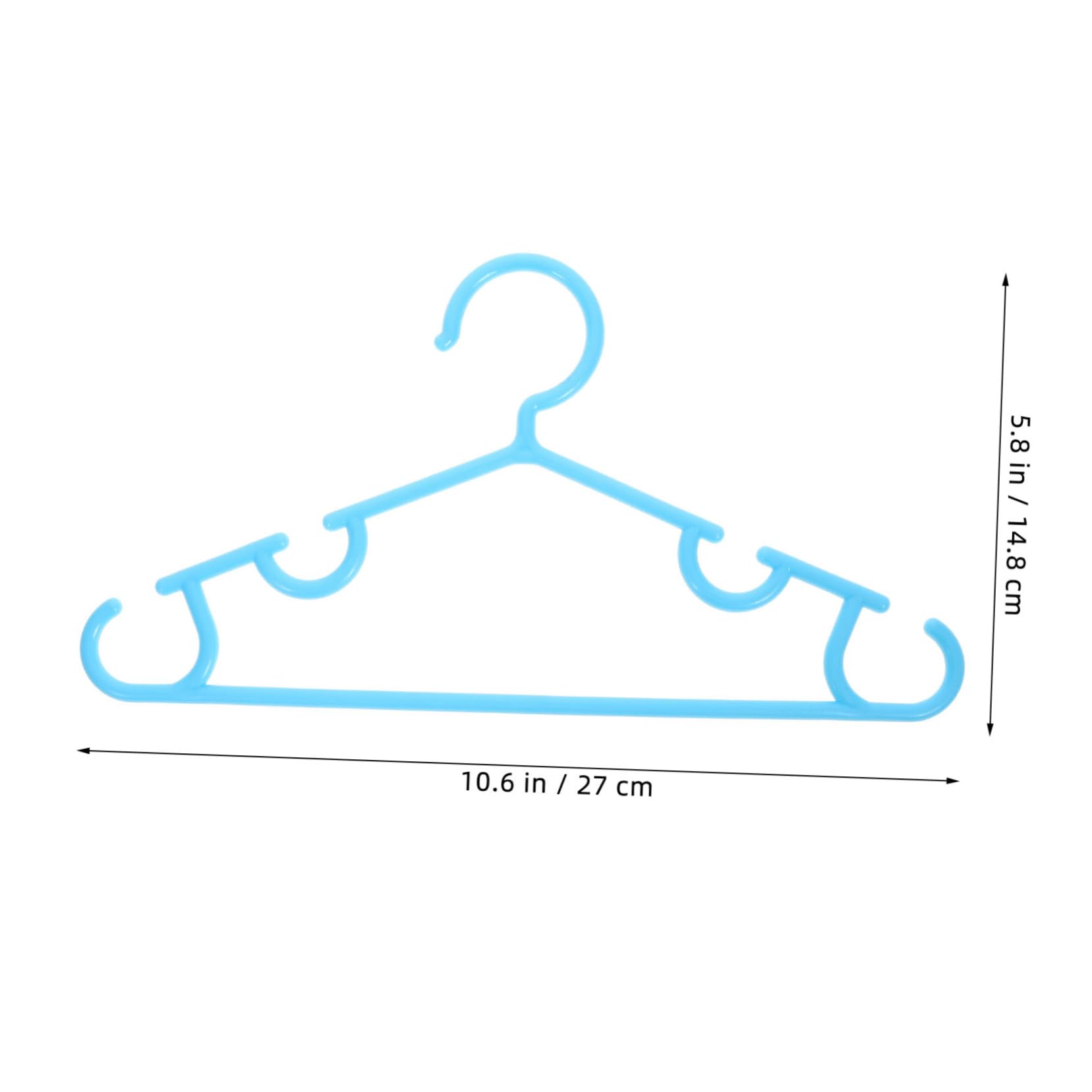 Alipis 50 Pcs Percha para Niños Tendedero Colgadores De Faldas Colgador De Ropa De Bebé Perchas para Ropa De Bebe Perchas De Bebe para Cuarto De Niños para Páginas