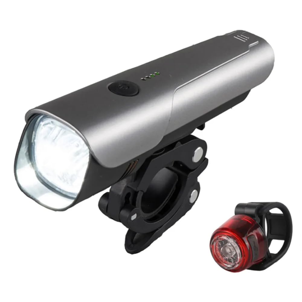 600 lumenów Zestaw akumulatorowych lampek rowerowych USB Antyodblaskowe bezpieczeństwo - wodoodporne IPX 5-boczne światło - wiązka bliskiego zasięgu pasuje do WSZYSTKICH rowerów