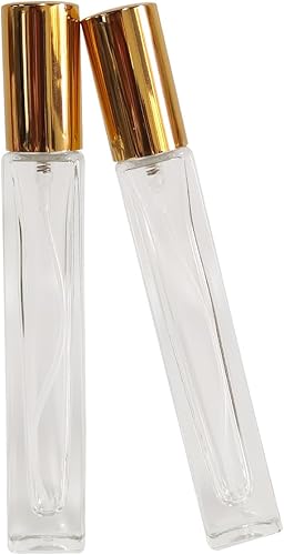 Miniatura 3 de Botella de spray de perfume de 0.3 fl oz, botella de spray de vidrio recargable, mini botella de spray cuadrada de vidrio portátil de viaje, pequeña
