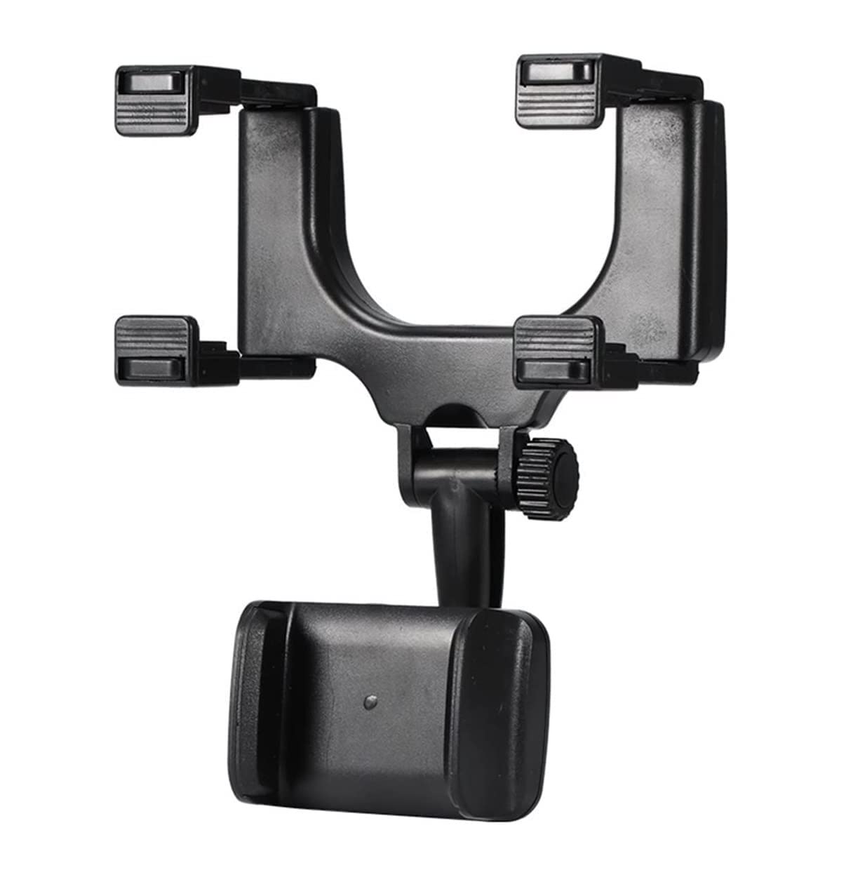 Porta Cellulare Auto, Supporto per telefono specchietto retrovisore per auto Dettagli girevoli sulla base del supporto per supporto universale adatta per GPS per telefoni cellulari da 3-5,5 pollici Su