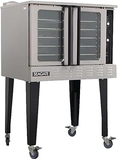 SEAGATE SGCO Full-Size Gas Single Deck Convection Oven for Commercial Restaurant Kitchen, ENERGY STAR Certified