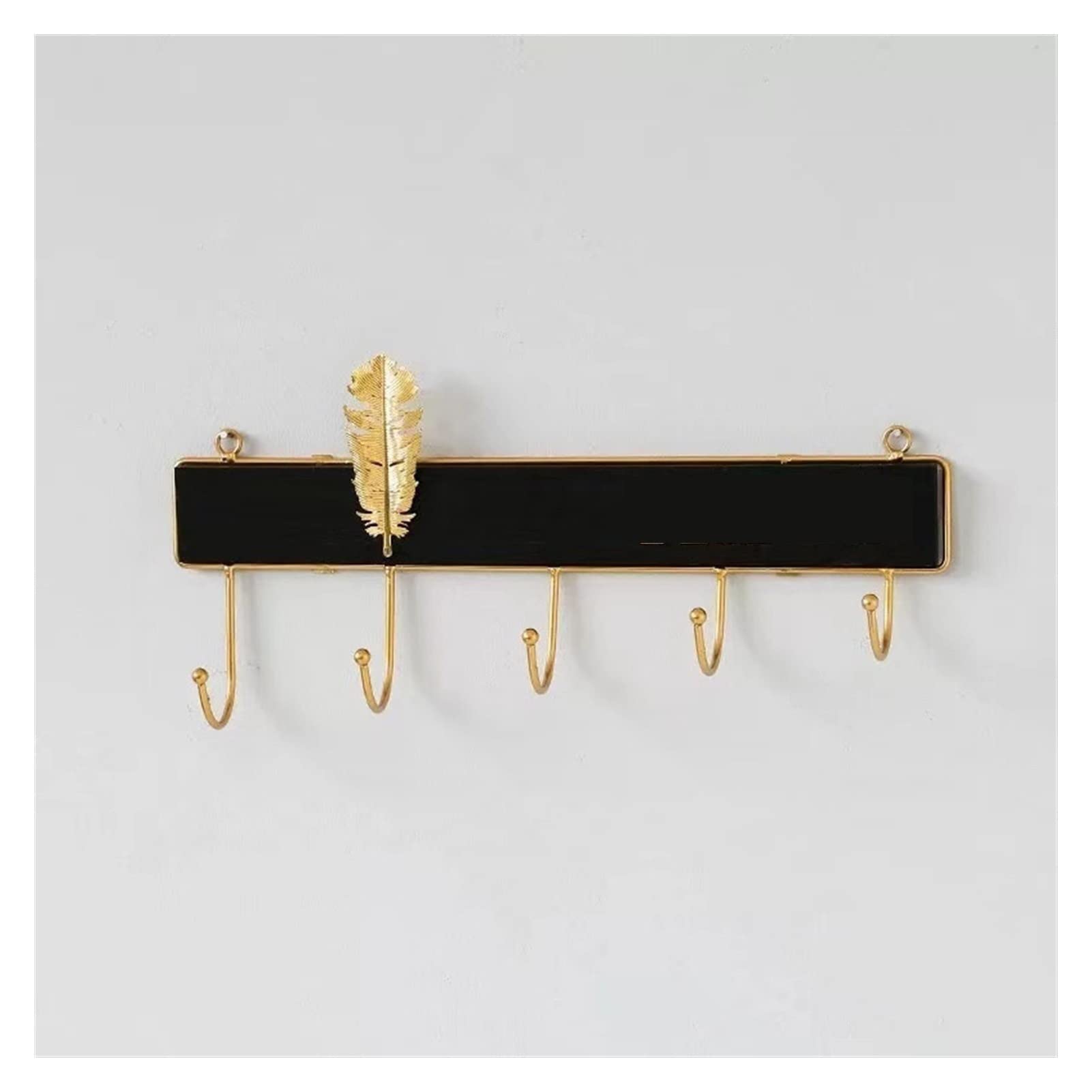 Pafooa B Hooks Coat Rack Hook Porch Storage Hanging Key Edroom Leaf Wall Decoration Kitchen Athroom Organizer Mounted Rack(B)