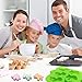 Dinosaur Chocolate Mold, YuCool 3 Pack Silicone Dinosaur Molds with 12-Cavity for Candy Chocolate Jelly, Ice Cube-Purple,Blue, Green