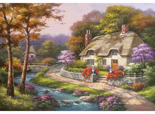 Anatolian Rompecabezas de 500 Piezas: los Rompecabezas para Adultos de 500 Piezas de Spring Cotage...