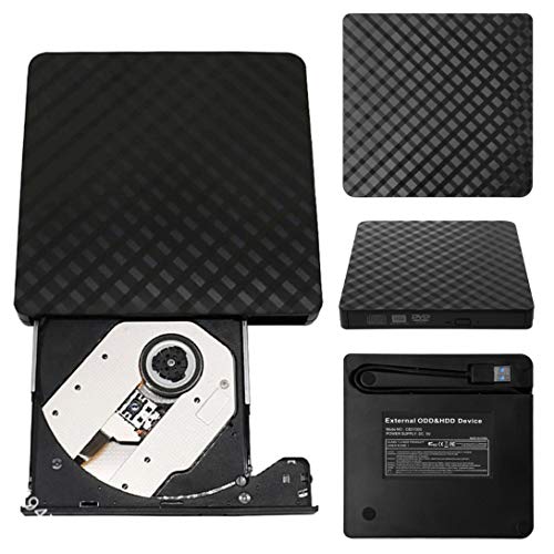 Ulra-slim USB 3.0 CD externo Unidade de DVD-RW Gravador de gravador de gravador de DVD Gravador Tran