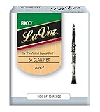 CAÑAS CLARINETE - Rico La Voz (Dureza Dura) (Caja de 10 Unidades)