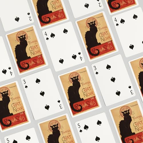 Juego de cartas Poker Lantern Press Chat Noir Cabaret miniatura 4