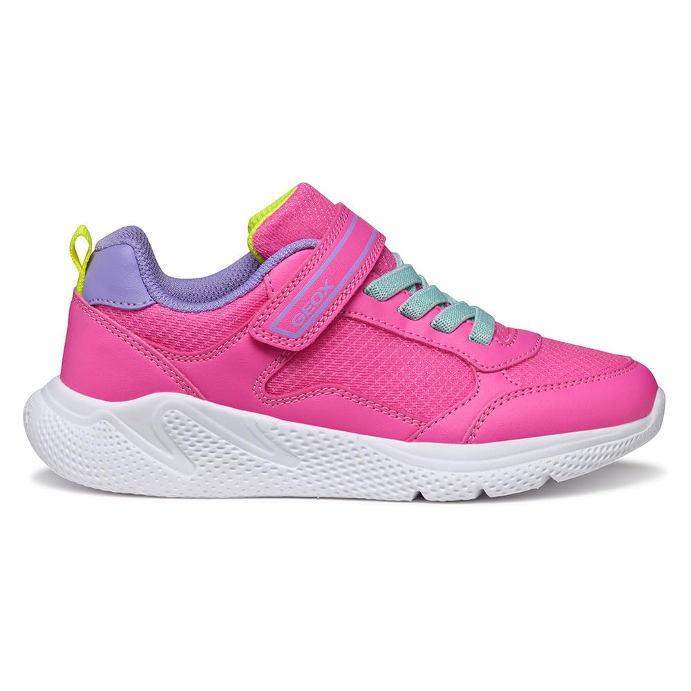 Geox Junior J Sprintye Girl Sneakers Fluo Fuchsia/Dk Lila 30_EU