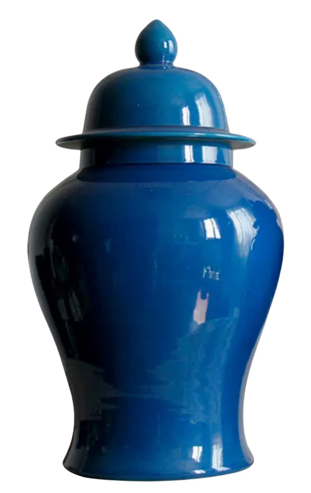 asdchZen Vases Traditional Oriental Style Ceramic Ginger Jar, Antique Ceramic, Storage Vase Flower Pot Office Bedroom Home Decorations -A 37X21Cm,A 37x21cm