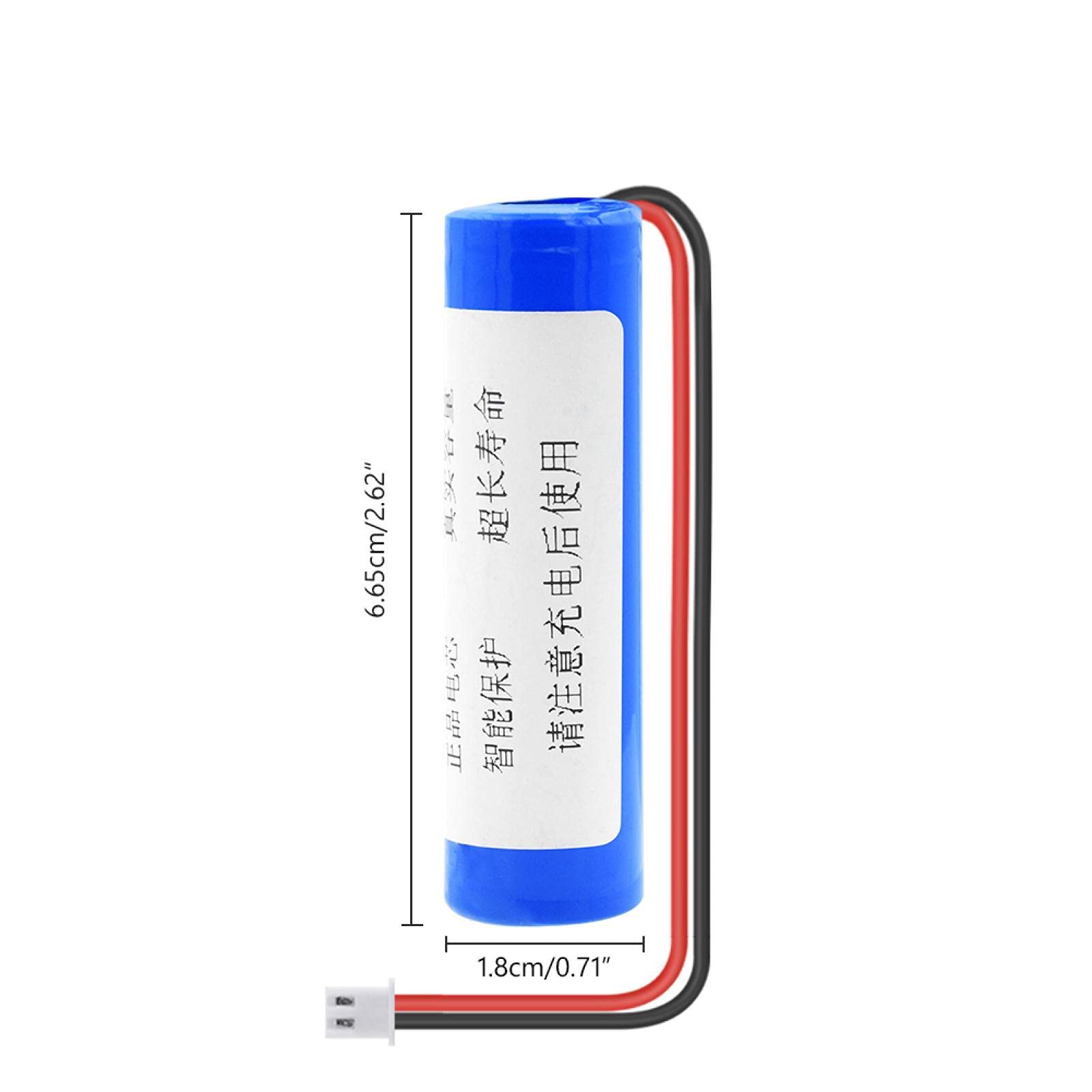 2Pcs 3.7V 3000mAh 18650 Battery Pack 18650 Lithium Li-ion