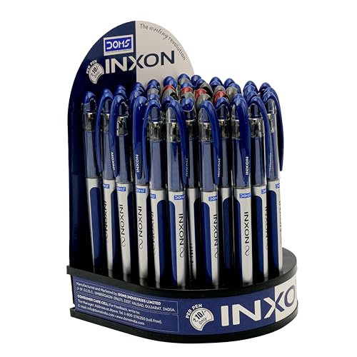 DOMS INXON BALLPOINT PENS | LV INK TECHNOLOGY | 50 PCS - 38 BLUE,...