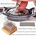 JLBopqaz Watch Repair Staking Tool Set, Watch Press Tool Set, 50 Punch Pins and 10 Punches, Watchmaker Jeweling Punching Kit, Watch Staking Tool with Non-Slip Handle for Watch Repair