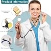 Cats Stethoscope Charm Tag for Nurse - 6 Pcs Cute Black Cat Personalized Stethoscope Charms Accessories, Stethoscopes Charm Gifts for Nurses Week Nurse Doctor, Medical Assistant