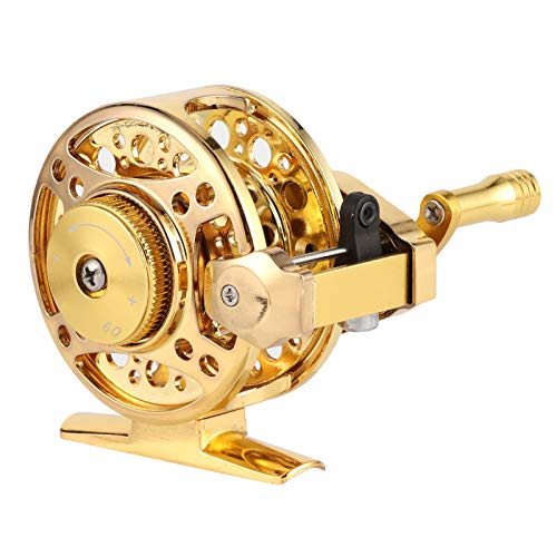NIZUUONE Carretes de Pesca con 5 Rodamientos Carretes de Pesca de Metal 5 Rodamientos Carretes de Pesca, Rueda de Pesca para 5 Rodamientos, Carretes de Pesca de Metal Completo Fuertes y