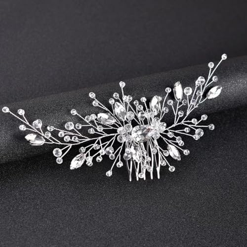 Peine de Cristal Vintage para Novia y Dama de Honor miniatura 2
