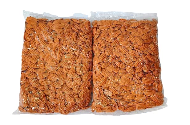 Islamic tasbih Plastic Badam Counting Tasbeeh Beads One Thousand Beads Orange