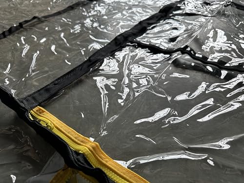 Housse de protection en vinyle transparent pour cabine de chariot élévateur, protection UV imperméable pour pare-brise et pluie