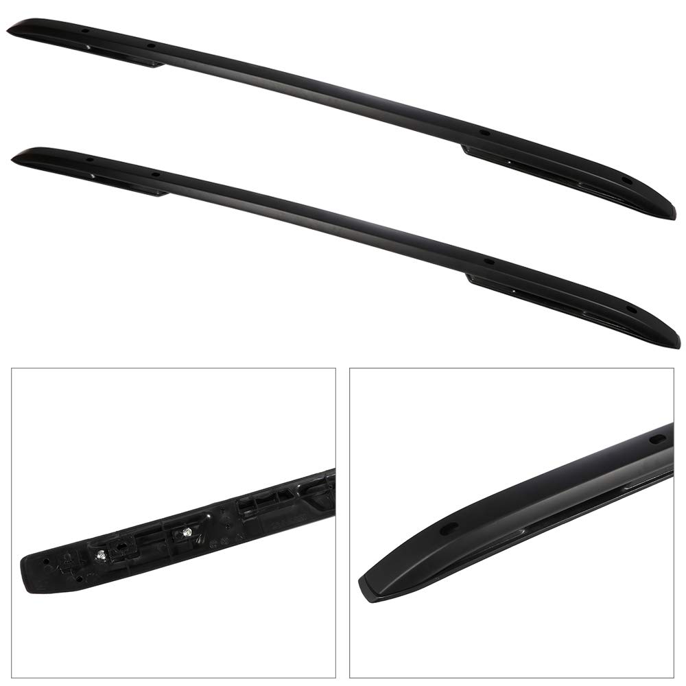 ECCPP Roof Rack Side Rails For Jeep Renegade 2015-2022 - Black Aluminum Cargo Carrier Cross Bars