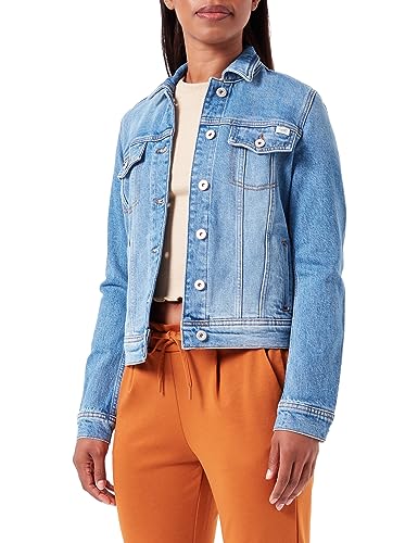 Veste en jean Femme MUSTANG Emily en coton extensible et poches poitrine
