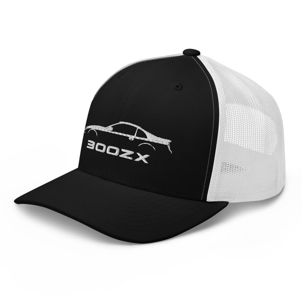 Japońska kultura samochodu 300zx 1990s JDM niestandardowa haftowana sylwetka zarys czapka typu trucker czapka snapback
