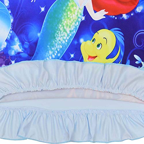 Wnqy Little Girls Princess Dress Toddler Cartoon Casual Shirtdress(5T,Blue 6) #TOP5